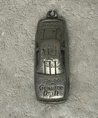 Llavero de colección oxidado Wallace ventilador de peltre Fueler Nascar usado Foto 1 de 2