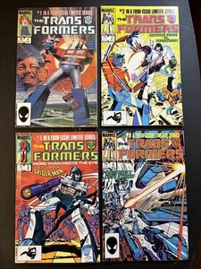 The Transformers #1–4 VF 1st App Autobots & Decepticons 1st Prints Marvel 1984 - Picture 1 of 22