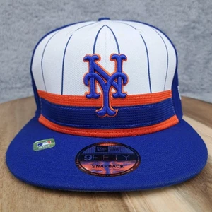 New York Mets Mütze Cap Snap Back blau weiß MLB Baseball Logo New Era Herren - Bild 1 von 9