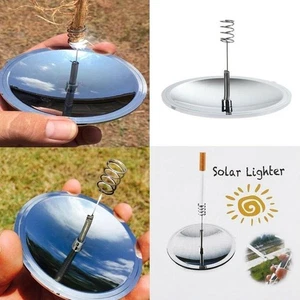 1x Parabolic Reflector Solar Fire Making Mirror Survival Emergency L❁UK Q39C - Picture 1 of 7