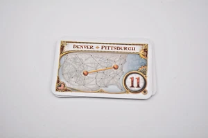 Ticket to Ride board game part pieces - 11 spaces destination ticket cards - Picture 1 of 2