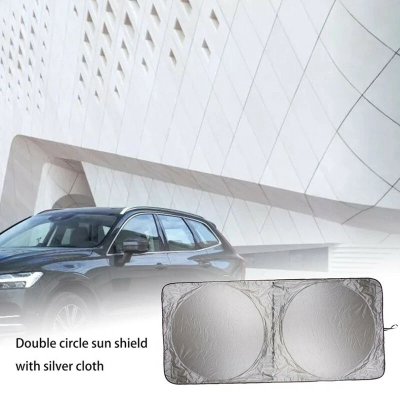 Parabrisas delantero de coche Parasol Ventana Parasol Protector Cubierta Cortina Solar Cubierta Foto 1 de 4