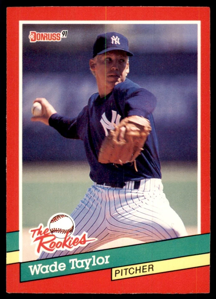 1991 Donruss The Rookies Wade Taylor Baseball Cards #34 - Image 1 of 2