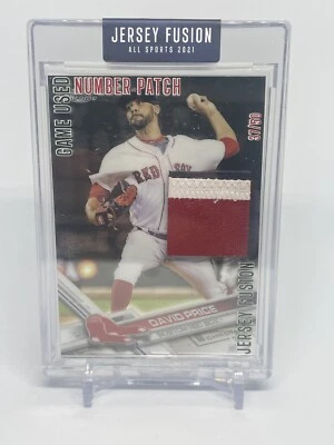 Camiseta David Price 2021 parche usado juego fusión Boston Red Sox 37/50 (655) Foto 1 de 4