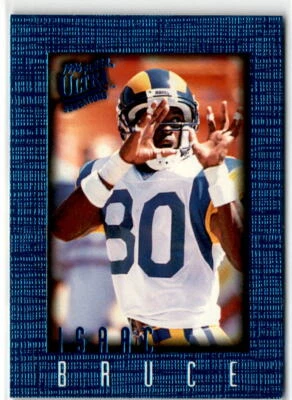ISAAC BRUCE Rams COLLECTIBLE NFL VINTAGE LEGEND Football you pick - Image 1 of 4