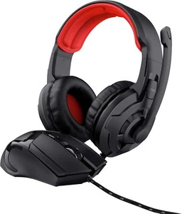 Trust Pack Gaming Maus mit Kopfhörer 2in1 Set 4800 DPI Headset & Mouse PC 24761 - Bild 1 von 6