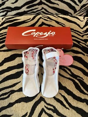 Little Girls White  Capezio Love Ballet Shoes Size 9 - Image 1 of 4