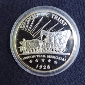 1926 Oregon Trail Memorial Token 2003 Copy 1.3oz 1-5/8" capsule - Picture 1 of 2