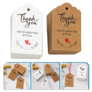 200pcs Danke Tags Dekorative Tags Tag Verzierungen Party Party Tags - Bild 1 von 10