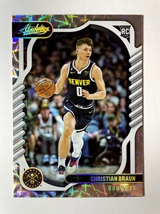2022-23 Panini Chronicles Absolute NBA Asia Tmall Christian Braun Nuggets RC - Picture 1 of 2