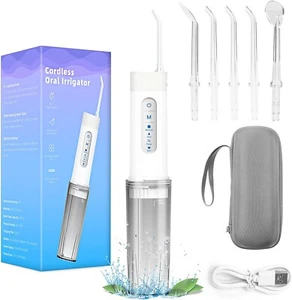 Upgraded Water Flosser Cordless Teeth Cleaner, Portable Teeth Water, IPX7 - Picture 1 of 5