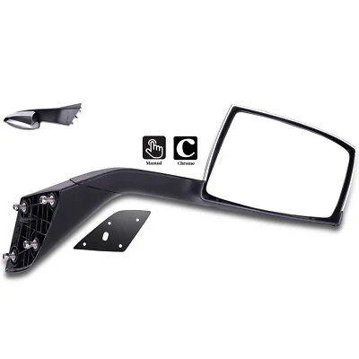 Espejo retrovisor lateral derecho cromado para camión Volvo VNL 2004-16 82361058.82361050 Foto 1 de 4