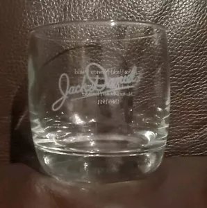 JACK DANIEL'S Master Distiller / Founder Jasper (Jack) Newton Daniels Glass - Picture 1 of 3