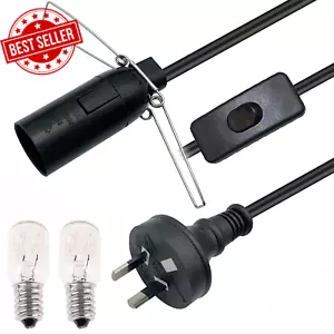 Salt Lamp Cord with 2 Free E14 Bulbs, Salt Lamp Power Cord Original Replacement - Picture 1 of 12