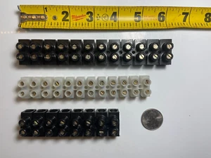Terminal Blocks Strips 2-Row Surface Mount (SET OF 3) #8 AWG Max Surface-Mount - Picture 1 of 13