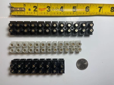 Terminal Blocks Strips 2-Row Surface Mount (SET OF 3) #8 AWG Max Surface-Mount - Image 1 of 4
