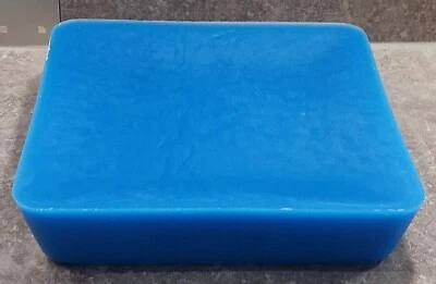 1kg Wachs Paraffin Kerzenwachs Kerzenreste mittelblau - Bild 1 von 2