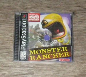 Monster Rancher CD GAME Sony PlayStation 1 1997 Virtual Monster Breeder TECMO - Picture 1 of 3