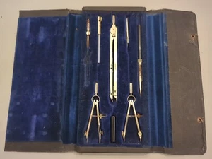 Vintage Charvos No. 612 Drafting Tools 8 Piece Set - 1920's - Picture 1 of 11