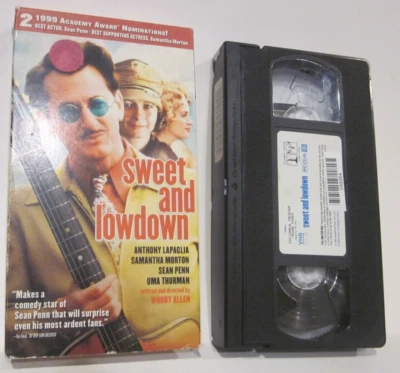 Sweet and Lowdown (VHS, 2000) [PG-13] Samantha Morton, Sean Penn, Woody Allen - Image 1 of 4