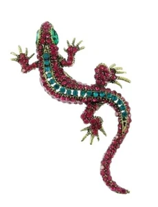 Broche prendedor Gecko Salamandra Lagarto Joyería de Moda Envío RÁPIDO EE. UU. Stock - Imagen 1 de 4
