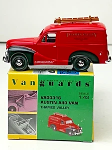 Corgi Vanguard 1:43 Scale Diecast Austin A40 Van, Thames Valley with Box - Picture 1 of 18
