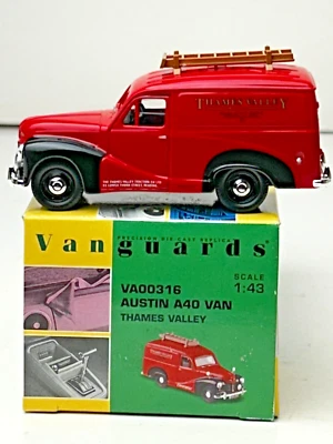 Corgi Vanguard 1:43 Scale Diecast Austin A40 Van, Thames Valley with Box - Image 1 of 4