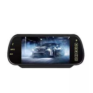 7'' TFT LCD  Screen Car Rear View Backup Mirror Monitor Bluetooth MP5/DVD/VCD - Picture 1 of 9