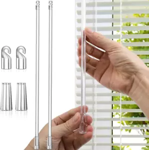 12 Inches Blind Wand Replacement with Hook, Window Blind Tilt Wand with Hook and - Picture 1 of 6