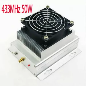 433MHZ 400-470MHZ UHF 50W UHF RF Radio Power Amplifier AMP DMR + heatsink + Fan - Picture 1 of 3