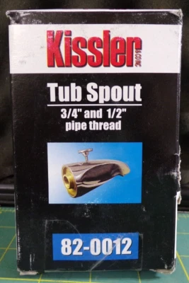 KISSLER 82-0012 Diverter Tub Spout, Kissler, Brass (G)