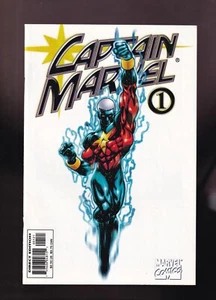 Captain Marvei 1 2000 WHITE cover VARIANT Peter David Chris Cross - Picture 1 of 2