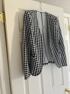 Cárdigan de punto Houndstooth - Imagen 1 de 1