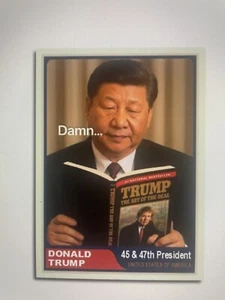 Carta ACEO personalizzata Donald Trump 2024 l'arte dell'affare - Foto 1 di 2