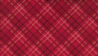 Hallmark Wrapping Paper Dark Red Plaid 35 sq ft Roll Holiday Gift - Image 1 of 4