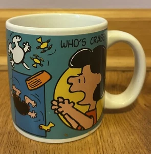 Peanuts Lucy Who’s Crabby Tasse Charlie Brown Kaffee Tee Vintage - Bild 1 von 7