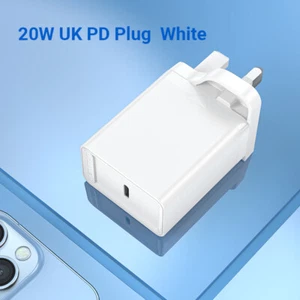 20W USB C Charger PD Fast Wall Charger Power Adapter Fr iPhone 13 12 11 Pro Max - Picture 1 of 18