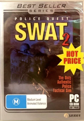 Police Quest Swat 2 Brand New Sealed Sierra PC CD ROM 1998 Game - Image 1 of 3