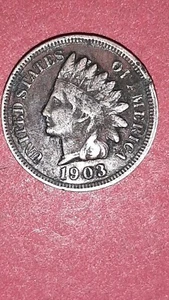 [D2] --- 1903 Indian Head Cent Penny - Bild 1 von 6