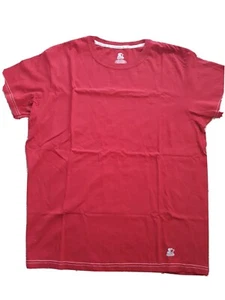 Camiseta roja de manga corta grande Starter para hombre - Imagen 1 de 12