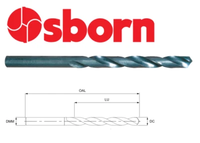 EUROPA TOOL / OSBORN 12.2mm JOBBER DRILL BIT HSS DIN338 EUROPA TOOL OSBORN 8208011220 P128