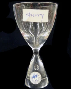 HOLMEGAARD PRINZESSIN Träne Sherry 4,25" groß NEU NIE BENUTZT Made in Denmark - Bild 1 von 8