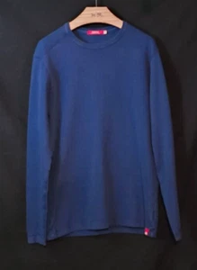 Agave Silas Long Sleeve Crew Made in USA - Medieval Blue - Sz M* - Picture 1 of 4