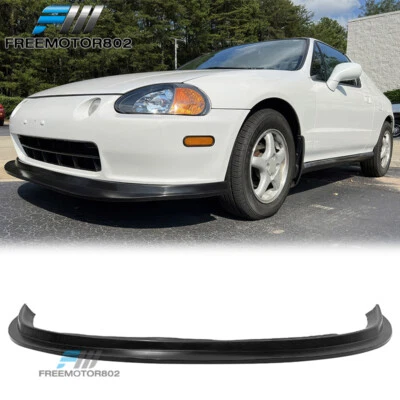 Fits 93-95 Honda Civic del Sol Front Bumper Lip Spoiler Splitter Kit PU - Image 1 of 4