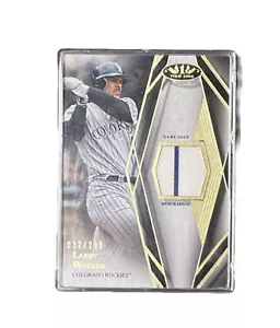 2022 Topps Certified Tier One #T1R-LW Larry Walker /299 Patch Relic Rockies Card - Picture 1 of 2
