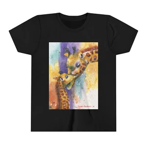 Youth Short Sleeve Tee - African Baby animals - Picture 1 of 3