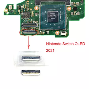 2 x per Nintendo Switch OLED 2021 LCD schermo connettore spina connettore - Foto 1 di 2