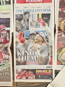 2020 Kansas City Star NFL Super Bowl 54 Champions KC Chiefs Newspaper Lot LIV - Picture 1 of 6