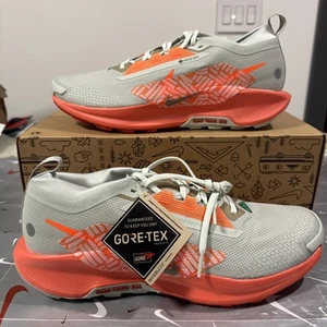 Size 13 - Nike Pegasus Trail 5 Gore-tex Light Silver Hyper Crimson FQ0908-004 - Picture 1 of 9