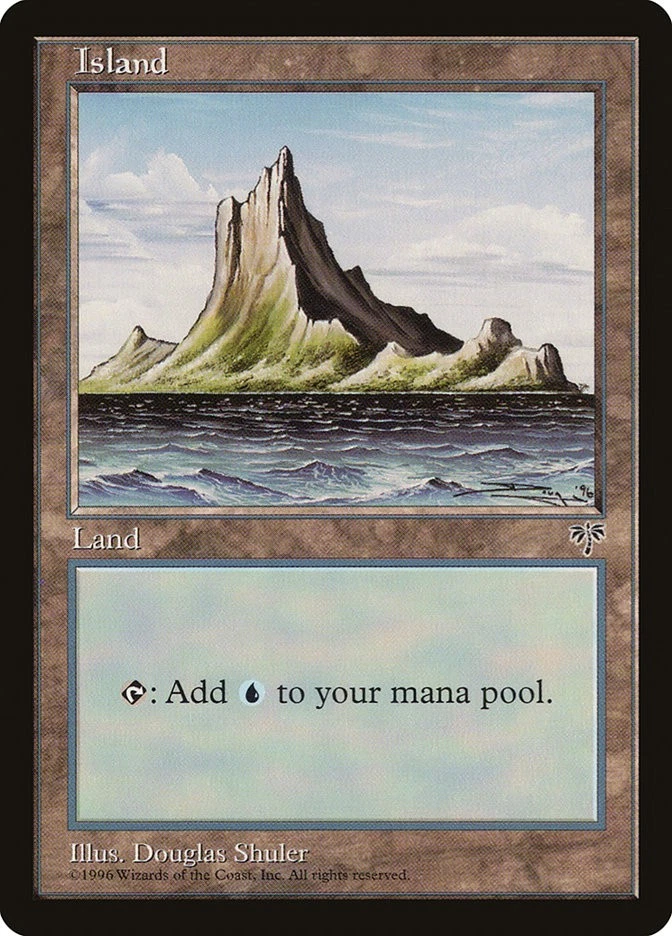 MTG Magic the Gathering Island (336/351) Mirage MP - Image 1 of 1